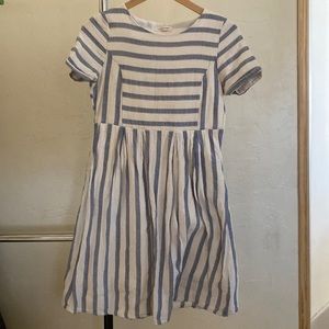 Linen A-line Dress